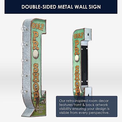 American Art Décor Golf Pro Shop LED Marquee Wall Sign
