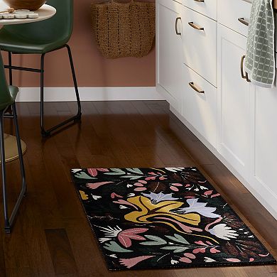 Town and Country Luxe Livie Floral Drip Everwash Rug