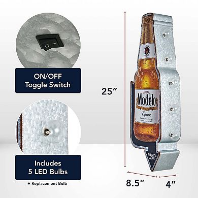 American Art Décor Modelo Especial Cerveza LED Marquee Wall Sign