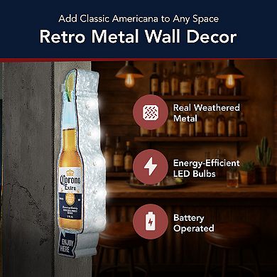 American Art Décor Corona Extra Cerveza LED Marquee Wall Sign