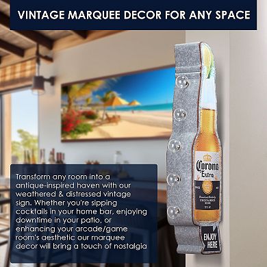 American Art Décor Corona Extra Cerveza LED Marquee Wall Sign