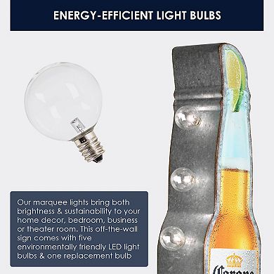 American Art Décor Corona Extra Cerveza LED Marquee Wall Sign