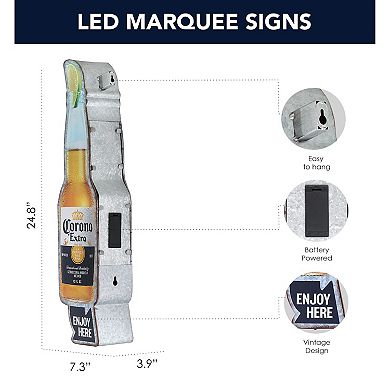 American Art Décor Corona Extra Cerveza LED Marquee Wall Sign