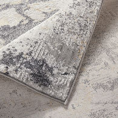 Town and Country Luxe Opaline Bold Marble Runner Area Rug