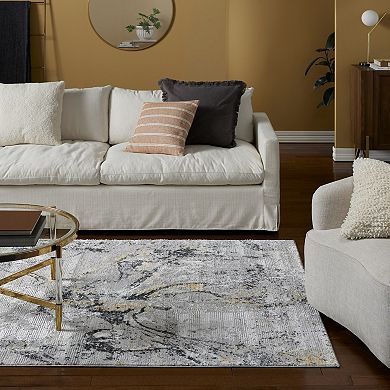 Town & Country Luxe Opaline Bold Marble Runner Area Rug