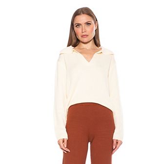 Women's ALEXIA ADMOR Evander Retro Collar Oversized Ruby Shirt