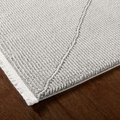 Town and Country Luxe Tretta Contemporary Diamonds Runner Area Rug