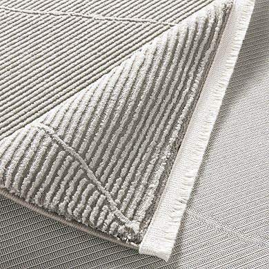 Town & Country Luxe Tretta Contemporary Diamonds Runner Area Rug