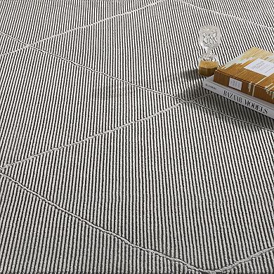 Town & Country Luxe Tretta Contemporary Diamonds Runner Area Rug