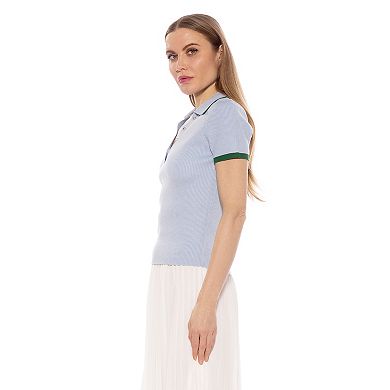 Women's ALEXIA ADMOR Diara Knitted Polo Top