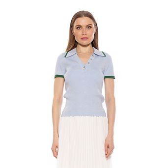 Women's ALEXIA ADMOR Diara Knitted Polo Top