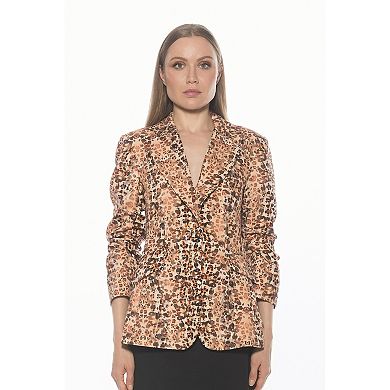 Women's ALEXIA ADMOR Tau Blazer With Scrunched Sleeve Detail