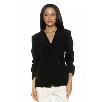 Women's ALEXIA ADMOR Tau Scrunched Sleeve Blazer
