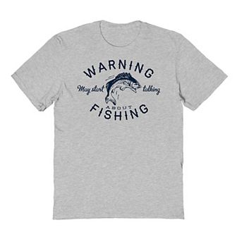 Men's Duke & Sons Warning Fishing Graphic Tee