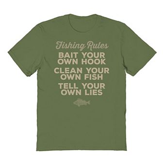 Men's Duke & Sons Fishing Rules Graphic Tee