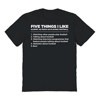 Men's Duke & Sons Five Things Football Graphic Tee