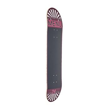 American Art Décor Skateboard Menu Chalkboard Wall Decor