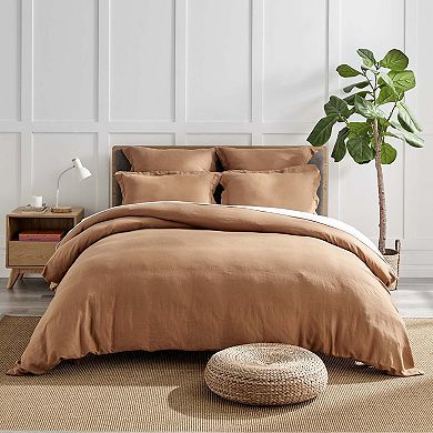 Levtex Home Washed Linen Sandstone Euro Sham