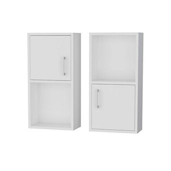 Dixie 2 Bathroom Medicine Cabinets With Storage With Open Shelf