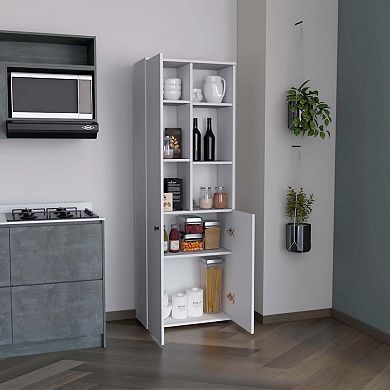 Nolic Multistotage With 5-tier Storage Shelves And 2 Doors