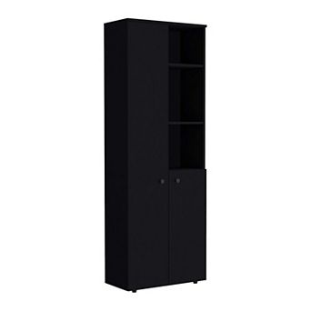 Nolic Multistotage With 5 tier Storage Shelves And 2 Doors