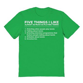 Men's Duke & Sons Five Things Tennis Graphic Tee