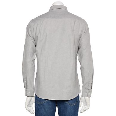 Men's Sonoma Goods For Life Adaptive Long Sleeve Perfect Length Shirt