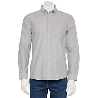 Men's Sonoma Goods For Life® Adaptive Long Sleeve Perfect Length Shirt