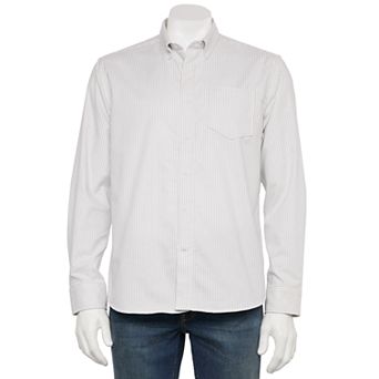 Men's Sonoma Goods For Life® Adaptive Long Sleeve Perfect Length Shirt