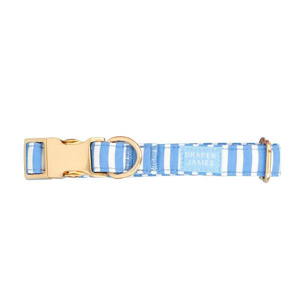 Draper James Classic Dog Collar - Blue Stripe (SMALL)