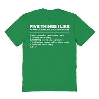 Men's Duke & Sons Five Things Rugby Graphic Tee