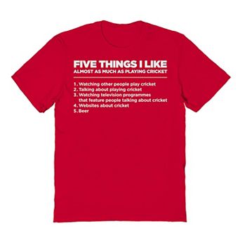 Men's Duke & Sons Five Things Cricket Graphic Tee