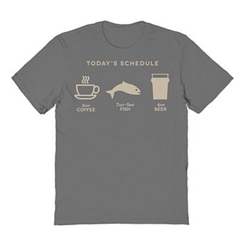 Men's Duke & Sons Fishing Schedule Graphic Tee