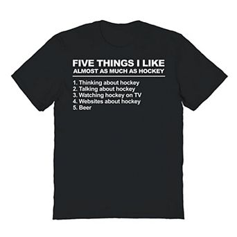 Men's Duke & Sons Five Things Hockey Graphic Tee