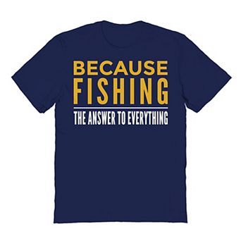 Men's Duke & Sons Fishing Is The Answer Graphic Tee