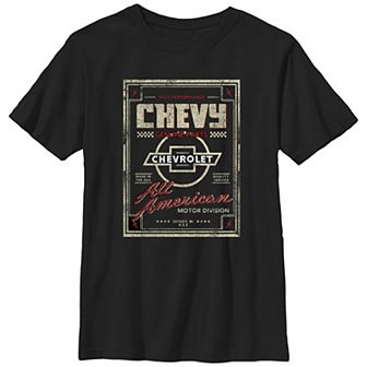 Boys Chevy All American Husky Graphic Tee