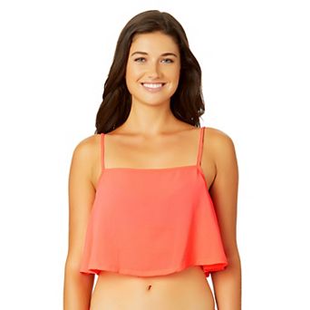 Juniors' Hurley Solid Sandbar Swing Tank Swim Cover Up