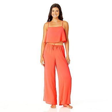 Juniors' Hurley Solid Sandbar Swing Tank Swim Cover Up
