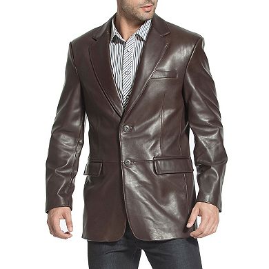 Men's Bgsd Richard Leather Blazer Jacket