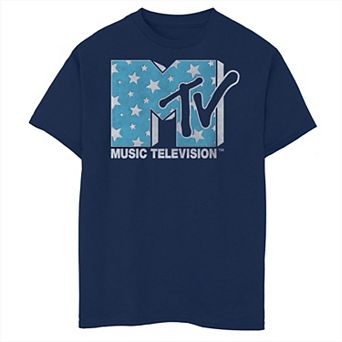 Boys MTV Stars Logo Husky Graphic Tee