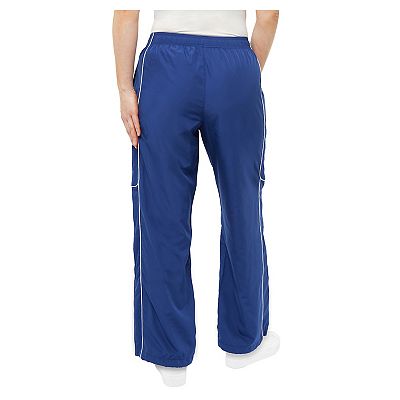 Juniors' Dakota Blue Contrast Piping Track Pants