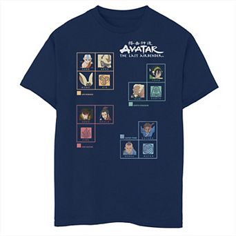 Boys Avatar The Last Airbender Nations People Husky Graphic Tee