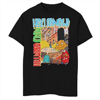 Boys Hey Hillwood Crew Husky Graphic Tee