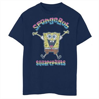 Boys SpongeBob SquarePants Rainbow Name Husky Graphic Tee