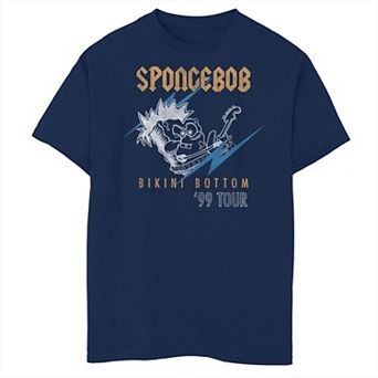 Boys SpongeBob SquarePants Bikini Botton 99 Tour Husky Graphic Tee