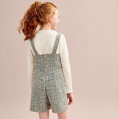 Girls 7-16 Bonnie Jean Boucle 2-pc. Top & Romper Set