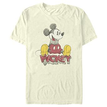 Disney's Mickey Mouse Sketch Men's Graphic Tee