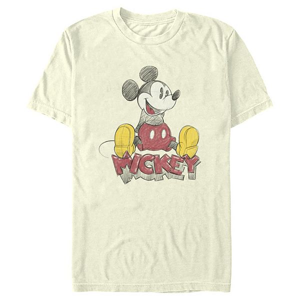Black Mickey graphic tee... M ;;; main image 1