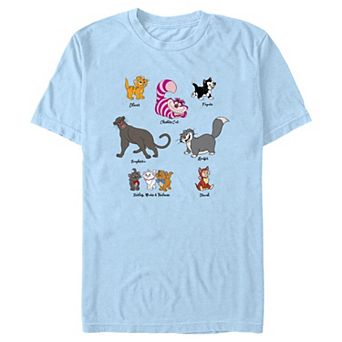 Disney's Multi-Franchise Cast Cats Men's Graphic Tee