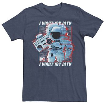 Men's MTV Astronaut I Want My MTV Graphic Tee
